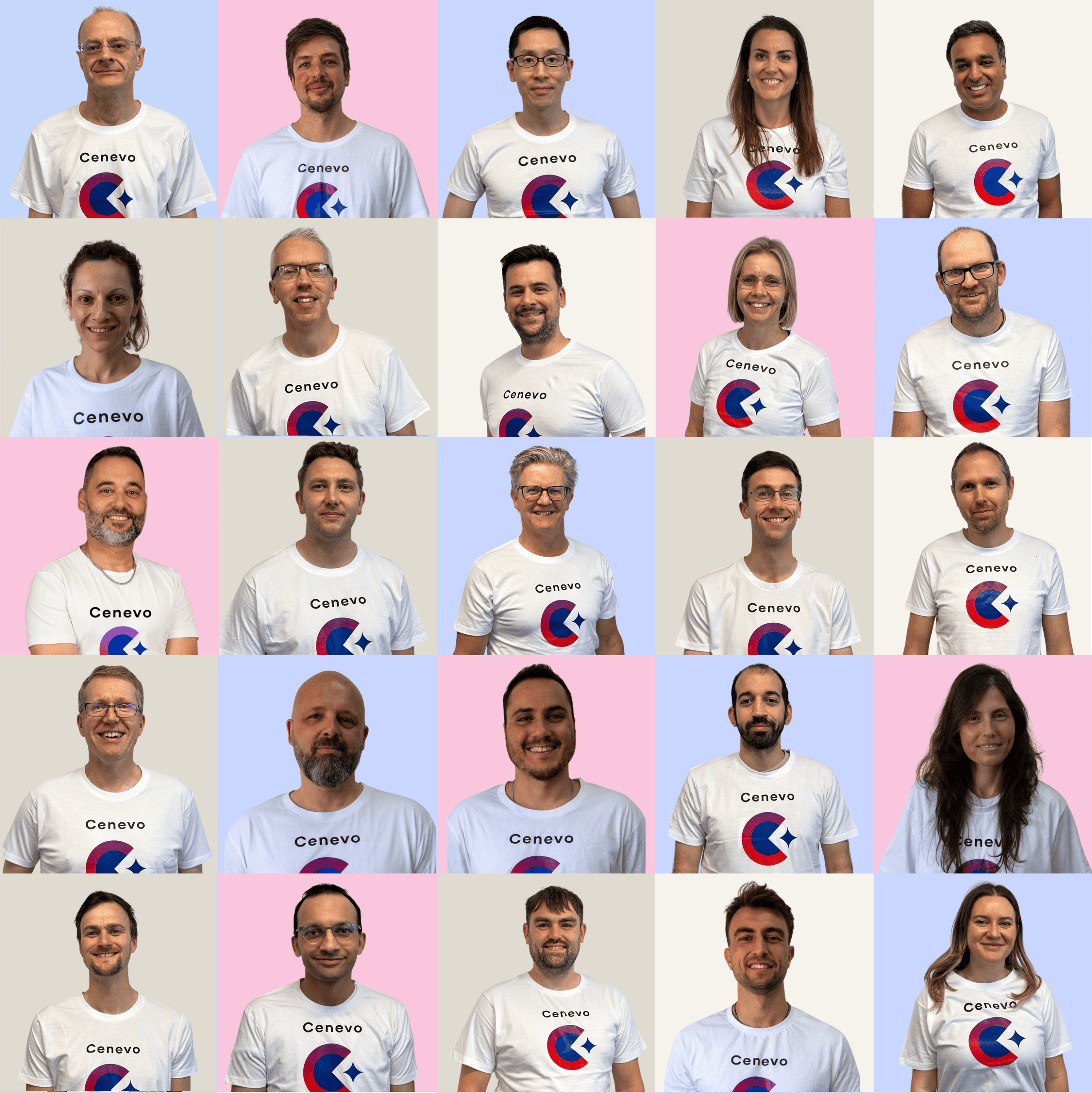 Cenevo Team Headshots Grid 2026